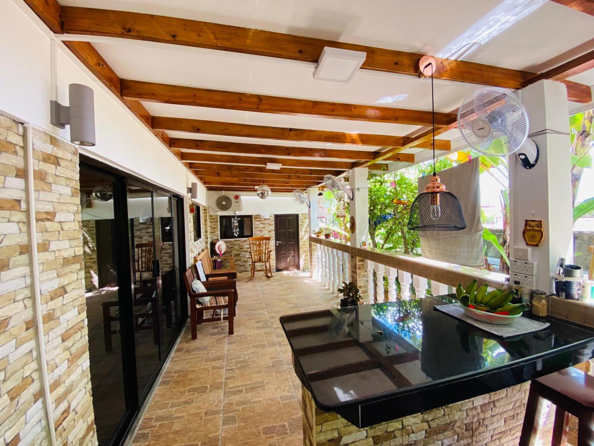 Oceanic View Apartments Beau Vallon  Bagian luar foto